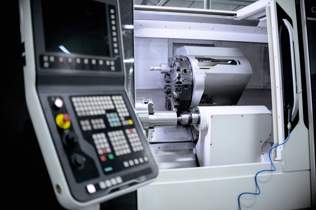 DMG MORI CTX 510 lathe with control panel - turning and milling centre in the Anbi-Tech hall